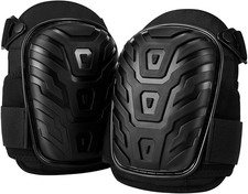 Knee Pads Work,Knee with Heavy Duty Foam Padding and Gel Black