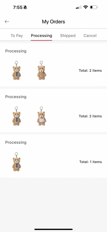 (VENDEDOR DE EE. UU.) Auténtico POPMART Ted2 Posable Oso de Peluche ÚNICO Caja Ciega Foto 3 de 3