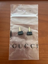 Gucci Heel Caps Tips Taps Replacements for Shoes Heels Pumps Black New Authentic