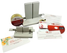 Gift Bow Maker Kit - Large Plus Mini Bowdabra with 100yd Gold Wire