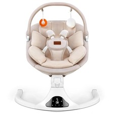 Baby Swing, Electric Infant Swing with Remote Control, 5 Speed Adjustable, Ma...