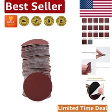 Aluminum Oxide Sanding Discs, 100pcs 2000 Grit, Ideal for Wood, Plastic & Metal 0.18 per gallon