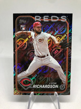 Lyon Richardson 2024 Topps 582 Montgomery Club Foil Card #517 Reds