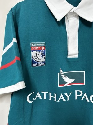 VINTAGE HONG KONG 7 CATHAY PACIFIC ALWAYS GAME 7 RUGBY SHIRT SZ