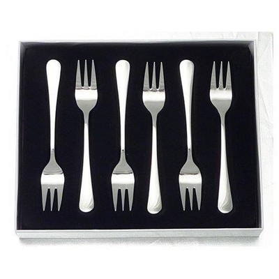 Richter Windsor 6er Set Kuchen Gebäck Gabeln Edelstahl Spülmaschinenfest BF30
