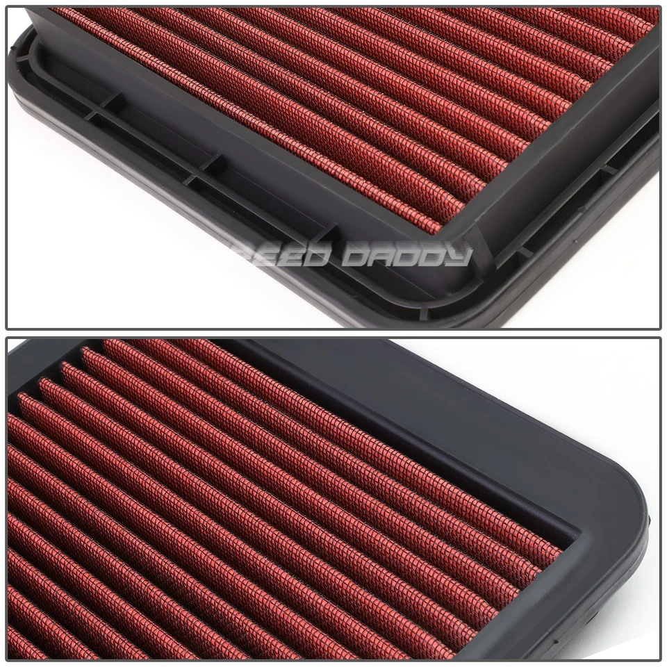 PARA LEXUS GS300/IS300 3.0L ROJO REUTILIZABLE/LAVABLE CAÍDA EN PANEL FILTRO DE AIRE Foto 3 de 4