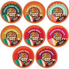 Christmas Coffee Variety Pack, Holiday Sampler of Single Serve Flavored Coffe...