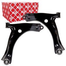 2x FEBI Querlenker Satz Unten Vorne für FORD TOURNEO V362 TRANSIT V363