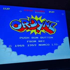 ORDYNE TurboGrafx-16 Video Game HuCARD Only Shmup Shooter Namco Tested 1989 US