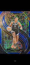 2025 Panini Select WNBA JACKIE YOUNG BLUE SCOPE PRIZM ACES 186/199 #161 - NRMT-M