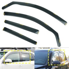L+R Getönte Transparente Wind-Regenabweiser Windabweiser für VW Tiguan 5N 08-16