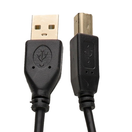 GOLD USB 2.0 High Speed Cable Printer Lead A to B Plug 24AWG 25cm/50cm/1m/2m/3m - Afbeelding 12 van 15