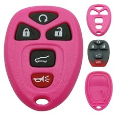 Replacement Key Fob Shell Case Fits for Chevy Suburban Tahoe Traverse GMC pink