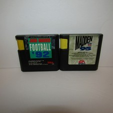 John Madden Football '92 + Madden NFL '95 Sega Genesis Cartridges Only Lot