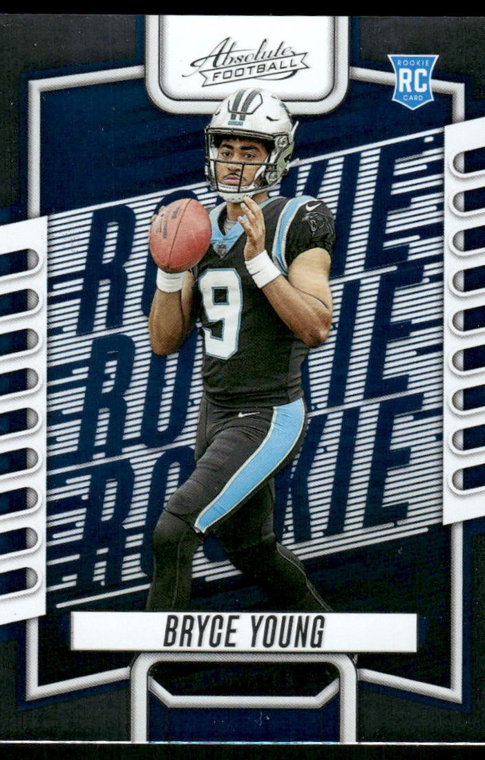 2023 Panini Absolute #101 Bryce Young Rookie RC Carolina Panthers Football Card