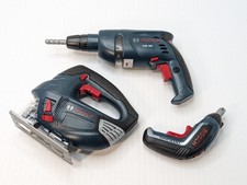 Set of 3 Kids Klein Bosch Power Tools Jigsaw 2 Drills Pretend Play Toys WORKS