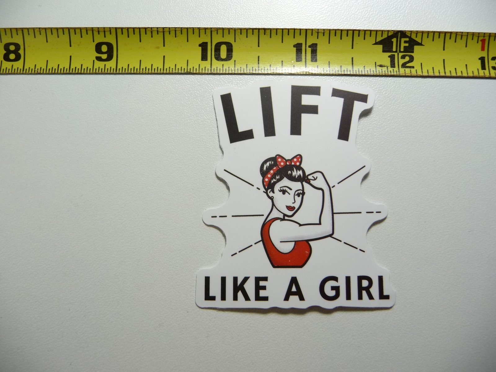 Strong Woman Gym Decal - Weightlifting Fitness Motivation Sticker