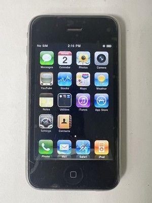 Apple iPhone 3G - 16GB - Black MB704LL AT&T Smart Phone A1421 iOS 4.2.1 WORKING*