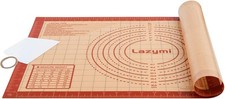 Lazymi Extra Dicke Silikon Backmatte 60x40cm Antihaft Gebäck Rollen Teig Kn