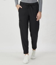 NWT Hanes Comfort Fit Scrubs Women's Scrub Joggers -Black - Small