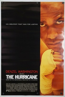 The Hurricane - original DS movie poster - D/S 27x40 - 1999 Denzel Washington