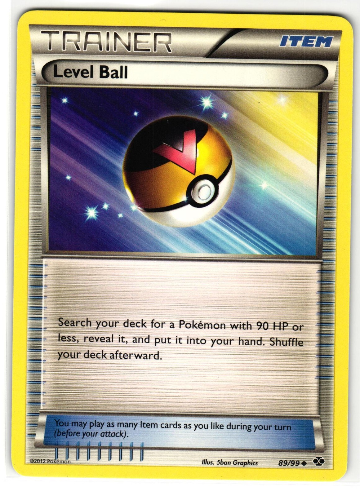 LEVEL BALL 89/99 NEXT DESTINIES ENGLISH POKEMON TCG