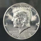 New Listing1968-S Kennedy Half Dollar Direct From Proof Set- 40% Silver!