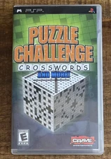 Puzzle Challenge Crosswords & More Sony PSP - Complete CIB