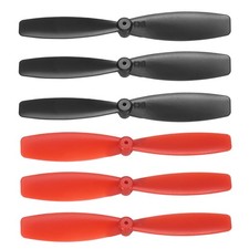 Set 6 Puntelli per palette elica 55 mm/2 pollici, nero/rosso