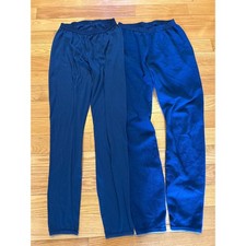 Patagonia Capilene Base Layer Bottoms Bundle Blue Mens Large Made in USA 2 Pairs