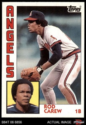 1984 Topps #600 Rod Carew Angels HOF 8 - NM/MT