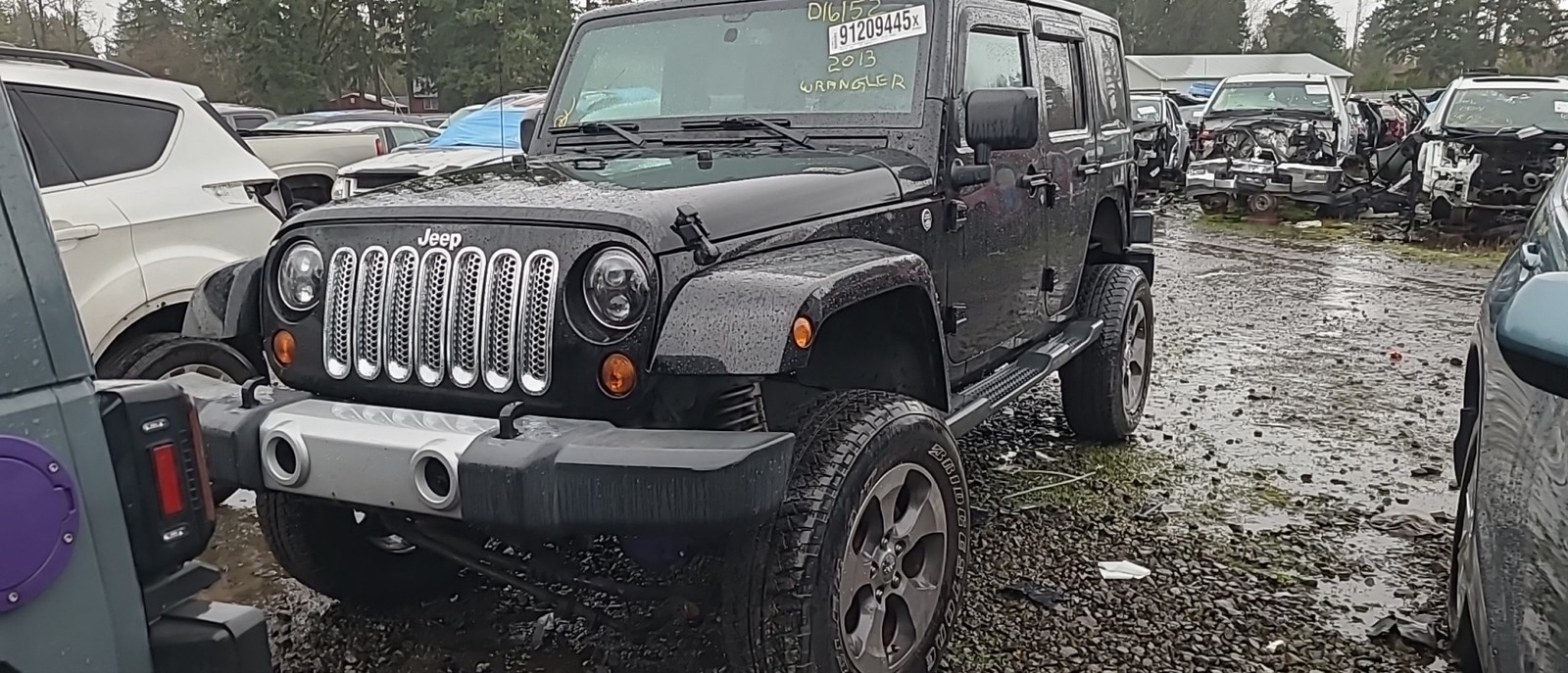 2013 Jeep Wrangler 3.6L Engine Motor OEM 77K Miles - LKQ441709103