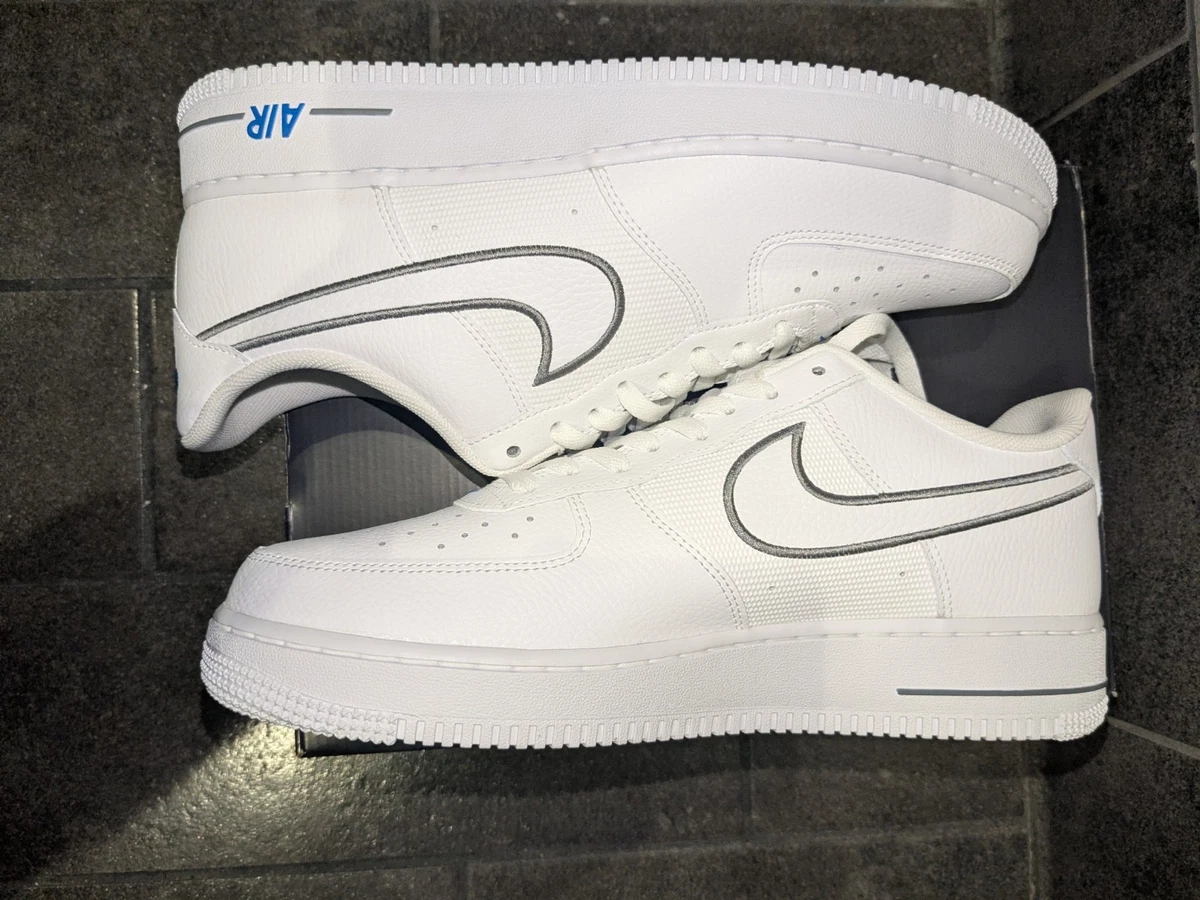 Preços baixos em Nike Air Force 1 Low White Photo Blue | eBay