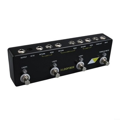 3 Loop Box Guitar Effect Pedal For MOSKYaudio With True Bypass And Tuner Mute...