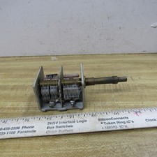 VARIABLE CAPACITOR 2 section 15 to 532 pF 12 to 154 pF  1/4 in shaft
