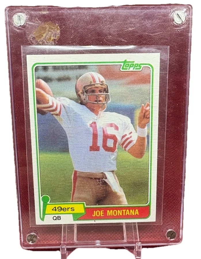 1981 TOPPS FOOTBALL #216 JOE MONTANA Rookie AMAZING Condition NEAR MINT