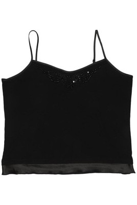 More & More Top Damen Trägertop Tanktop Unterhemd Gr. EU 42 Schwarz #ege49it