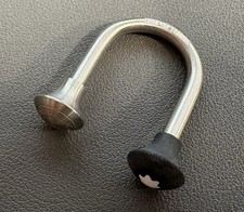 PORTACHIAVI PORTACHIAVI MONTBLANC STAR acciaio inox gomma mont blanc Germania NUOVO