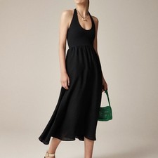 J. Crew Women's Halter mixy dress White XS