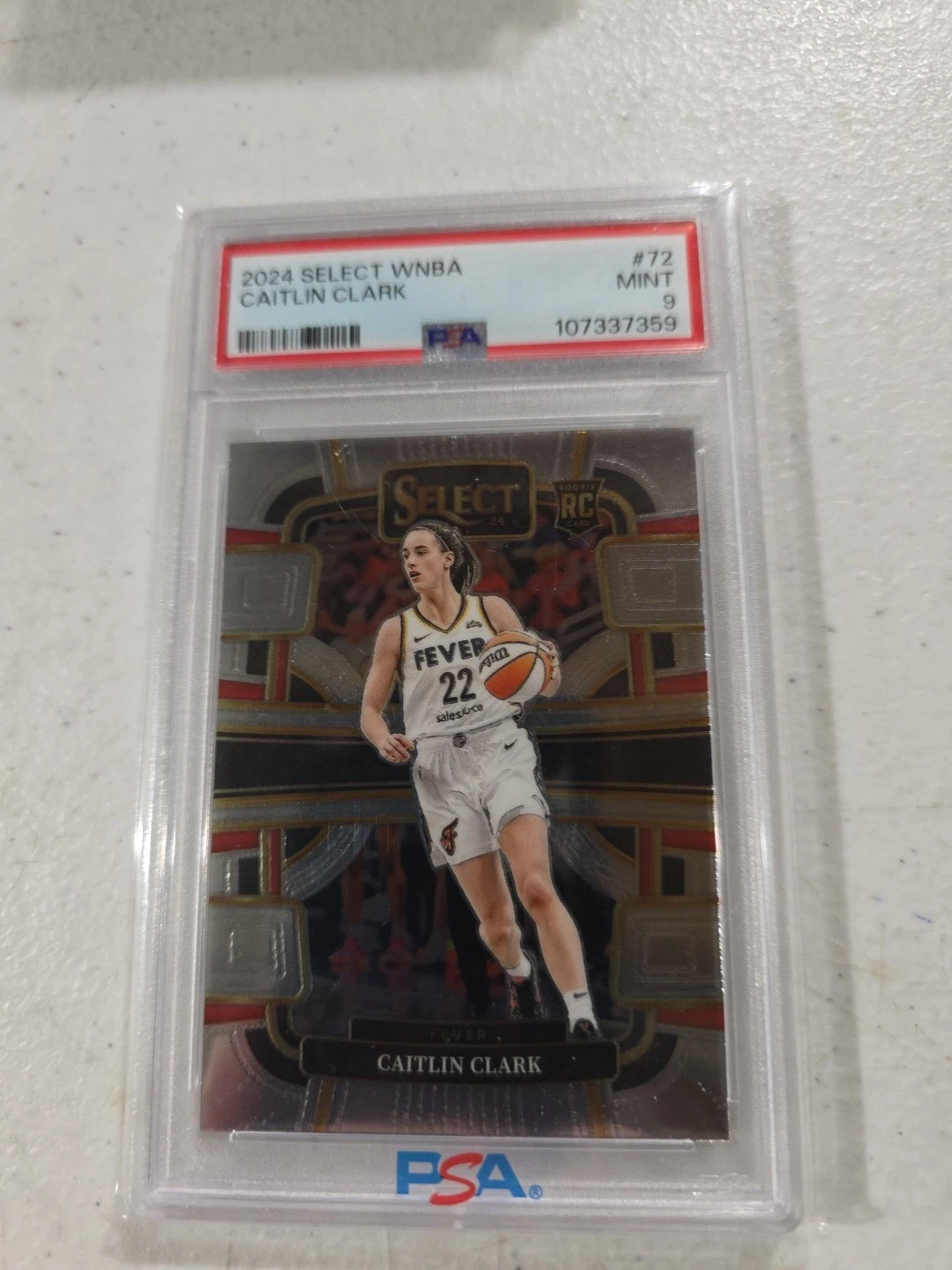 Deal for 2024 Panini WNBA Select Basketball Caitlin Clark RC Concourse PSA 9