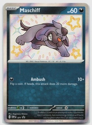 Maschiff 071 (NM) - SV: Scarlet & Violet Promo Cards - Promo - Pokemon TCG