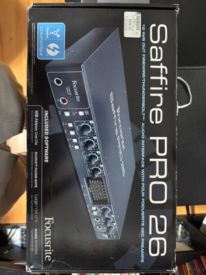 Focusrite Saffire PRO 26 FireWire/Thunderbolt Audio Interface   18 In / 8 Out   