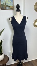 Talbot's Navy Sleeveless Dress Womens XS Classic Cocktail Party Office Capsule