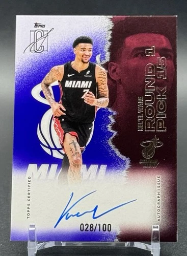 Kel'el Ware 2025 Topps Signature Class #VCA-KW Purple Veteran Auto /100