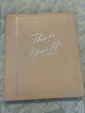Vtg Baby to Adult Memory Book "This Is Your Life" Unused 1954