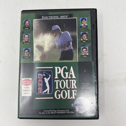 PGA Tour Golf (Sega Genesis, 1991) Pre-Owned CIB Tested & Working