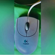 Logitech Wired USB Mouse Barely Used - Mint Condition White