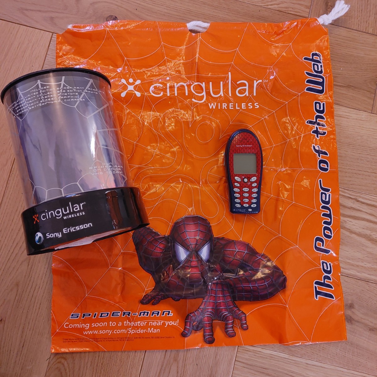 Vintage Sony Ericsson T61 Spider-man Movie Phone Sam Raimi 2002