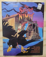 Vintage 1982 The Secret of NIMH Storybook Golden Book - Full Page Illustration