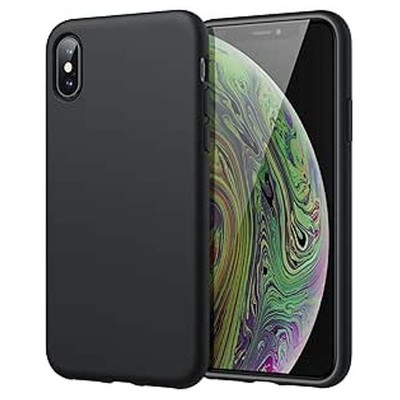 iPhone XR Schwarz Bumper Silikon Stoßfest Schutzhülle